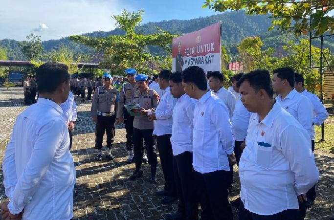 Propam Polres Tapteng Sosialisasikan Hidup Sederhana Bagi Personel Polri dan ASN