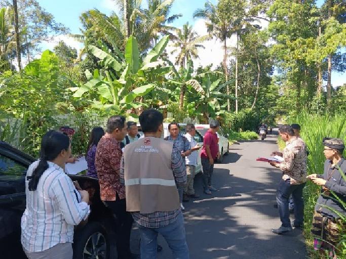Kantah Bangli Hadiri Pemeriksaan Setempat Sengketa Tanah di Desa Jehem