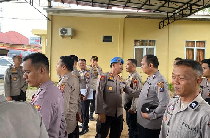 Operasi Gaktiplin, Kapolres Tapteng Cek Kerapian Personil