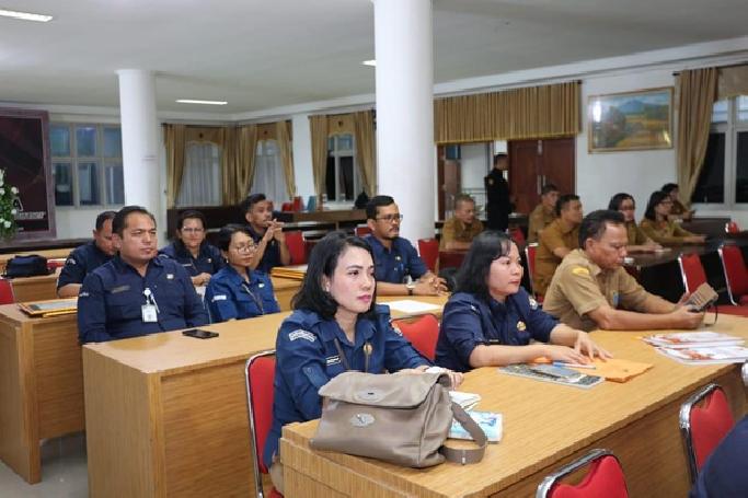 Wabup Taput Hadiri Acara Pengembalian Sisa Dana Hibah Pilkada 2024 oleh KPU