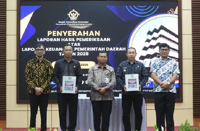 Pemkab Taput Kembali Raih Opini WTP ke-12 Berturut-turut dari BPK RI