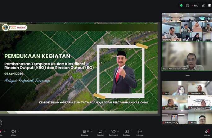 ATR/BPN Bahas Anggaran 2027, Tekankan Efisiensi Tanpa Turunkan Kualitas Layanan