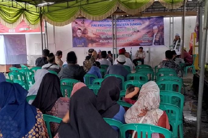 PWI Sumsel Gelar Peringatan Isra Mi’raj Nabi Muhammad SAW