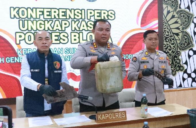 Polres Blora Tetapkan Tersangka Dalang Ledakan Sumur Minyak Ilegal