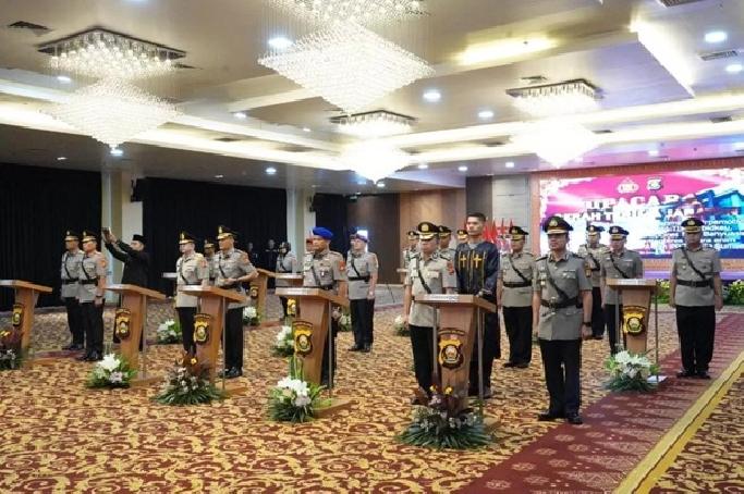 Kapolda Sumsel Pimpin Sertijab Wakapolda dan Sejumlah Pejabat Utama