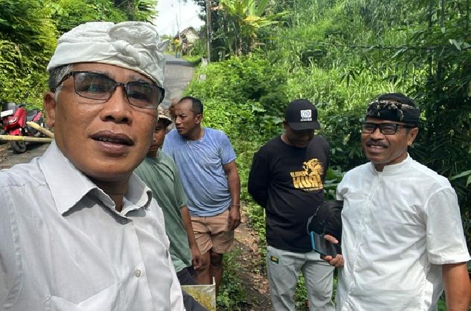 Jalan Penatahan–Juuk Bali Jebol, Komisi III DPRD Bangli Soroti Lemahnya Perencanaan Proyek