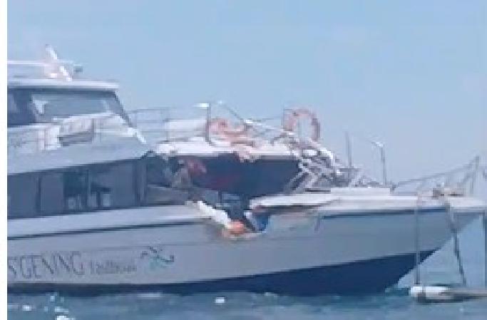 Kapal Cepat Crown Oasis Diduga Tabrak Segening di Perairan Sanur, Penumpang Sempat Panik