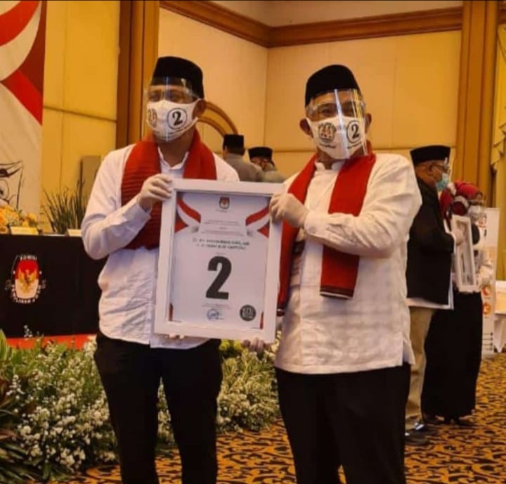 KPUD Kota Depok Undi Nomer Urut Calon Walikota