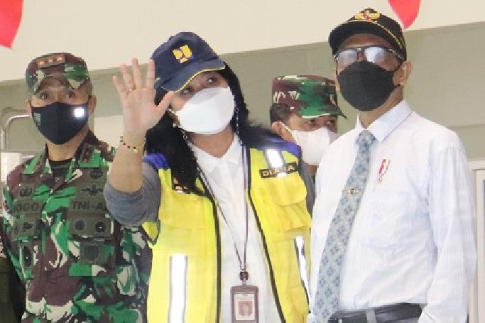 Pangdam XVII/Cenderawasih Sambut Kunker Menkopolhukam RI 