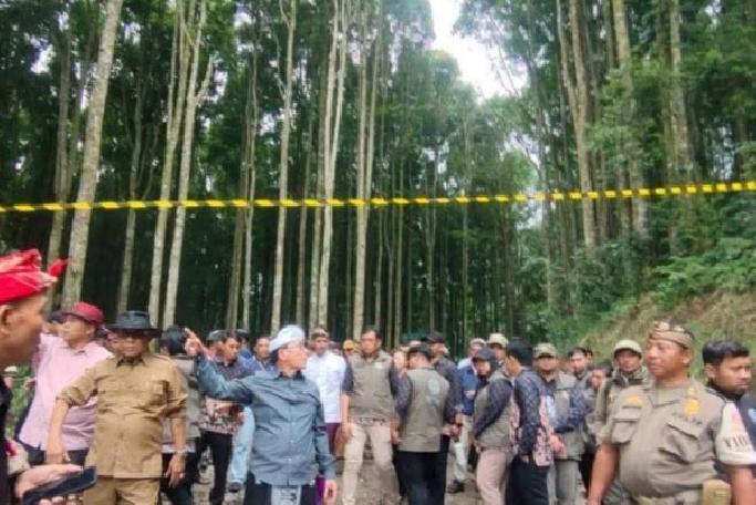 Satpol PP Segel Empat Titik Pembangunan Hotel Bali Handara, Izin Tak Lengkap