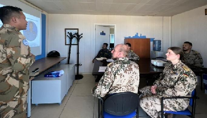 KRI SIM-367 Andil dalam Pembentukan Command Center UNIFIL MTF-NCO