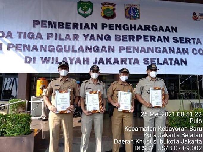 Empat Kelurahan Di Jaksel Terima Penghargaan Kapolres