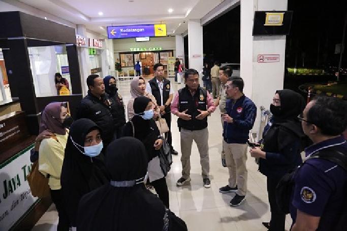 Lima Orang PMI Mendapat Pengawalan Polda Lampung