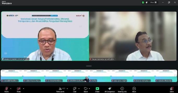 ATR/BPN Dorong Profesionalitas Pengadaan Barang/Jasa Lewat Webinar Nasional