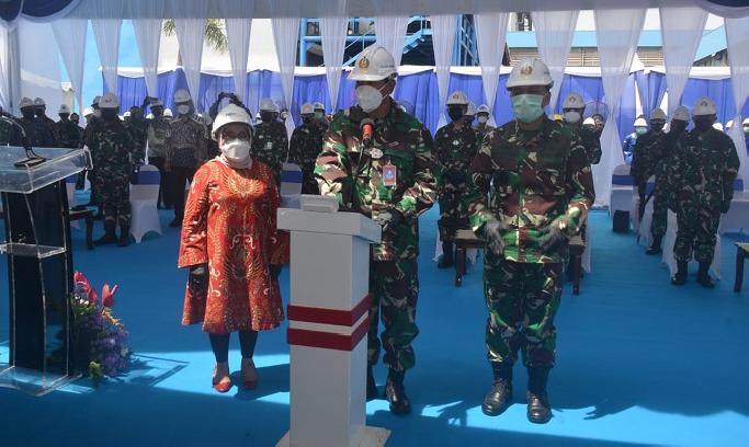 Pangkoarmada II Hadiri Acara Keel Laying Pengadaan Kapal BRS