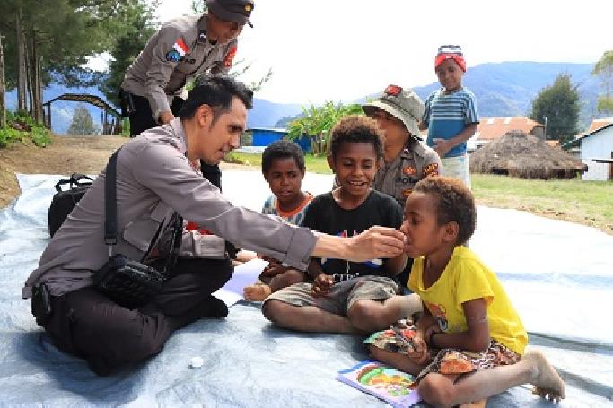 Binmas Noken Himbau Masyarakat Intan Jaya Ikut Jaga Kamtibmas