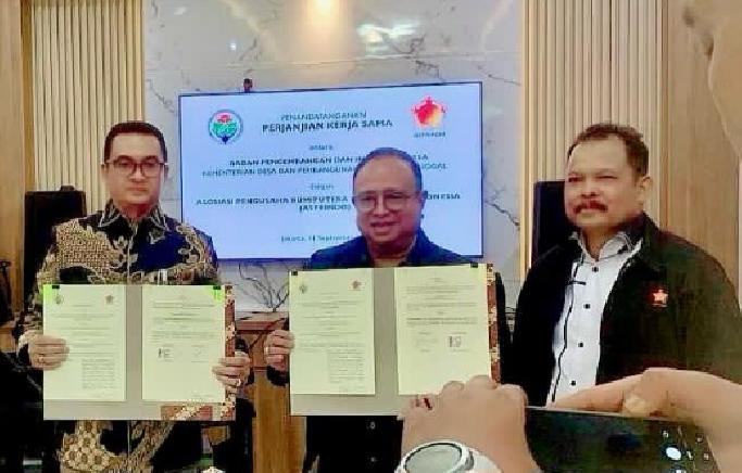 Kemendes PDT dan ASPRINDO Sepakat Bangun Kampung Industri, Dorong Penguatan Ekonomi Daerah