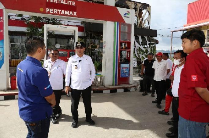 Bupati Taput Sidak Ketersediaan BBM dan LPG 3 Kg Jelang Idul Fitri 1446 H