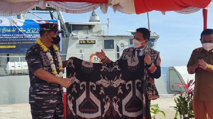 KRI Ajak-653 Dukung Ekspedisi Rupiah Berdaulat, Kas Keliling Kepulauan 3T