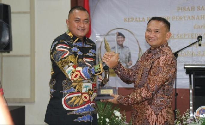 Lepas Sambut Kepala BPN Baru, Ini Harapan Sekda Kabupaten Bogor 