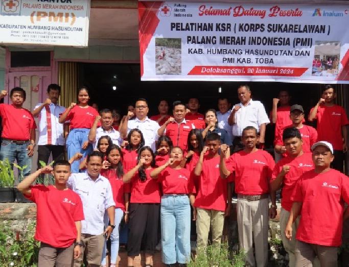 Wabup Humbahas Buka Pelatihan KSR PMI