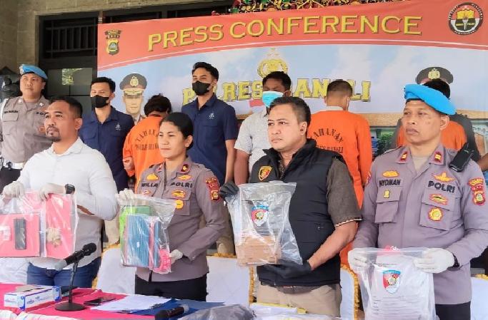 Satresnarkoba Polres Bangli Tangkap Dua Kurir Narkoba, Sita Sabu dan Ganja