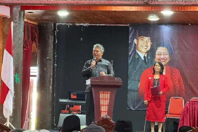 Wabup Taput Hadiri Musancab PDI Perjuangan Taput