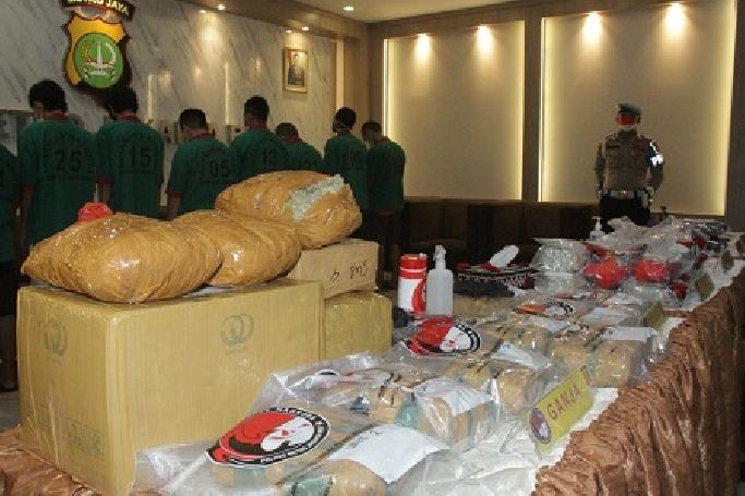 Polres Metro Jakbar Bongkar Sindikat Jaringan Narkoba Lintas Provinsi