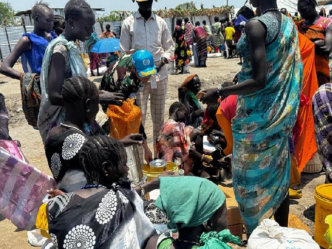 Satgas PBB TNI Beri Bantuan Kemanusiaan Di Sudan Selatan