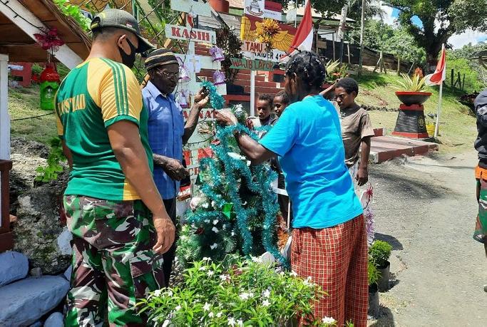 Satgas Yonif MR 413 Kostrad Optimis Warga Papua Sukses Terampil