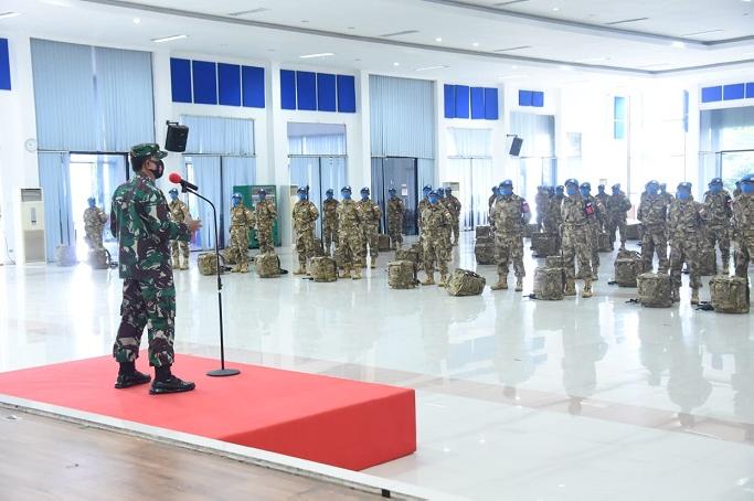 Waasops Panglima TNI Tinjau Kesiapan Operasi Satgas Kizi Konga XX-R MONUSCO
