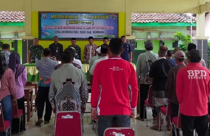 Desa Rendeng Bentuk Koperasi Merah Putih