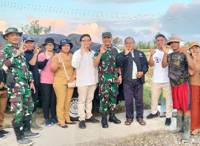 Dandim 1626/Bangli Dampingi Petani di Subak Anyar