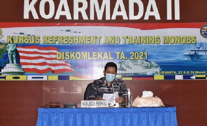 Kursus Refreshment And Training Monobs Diskomlek Koarmada II Resmi Ditutup