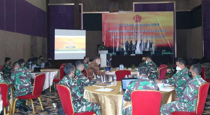 Babinkum TNI Gelar FGD Implementasi HAM Dan Hukum Humaniter