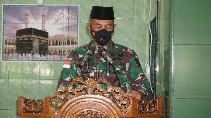 Korem 174 Merauke Gelar Peringatan Isra Mi'raj 1442 H/2021 M