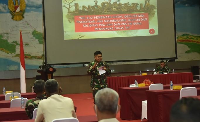 Mabes TNI Gelar Bintal Ideologi Kepada Prajurit dan PNS