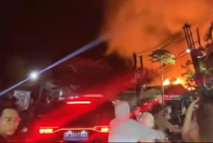 Malam Tahun Baru, 10 Villa di Pecatu Terbakar Diduga Akibat Kembang Api