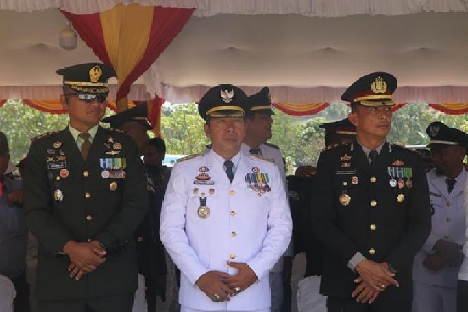 Roadshow HUT RI ke-80, Bupati Taput Ajak Warga Jaga Semangat Gotong Royong