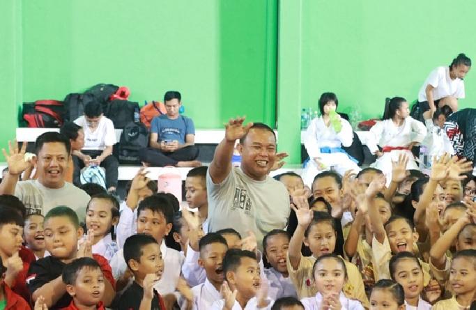 Kejuaraan Karate Polres Blora, Mimpi Anak-anak Diuji di Atas Tatami