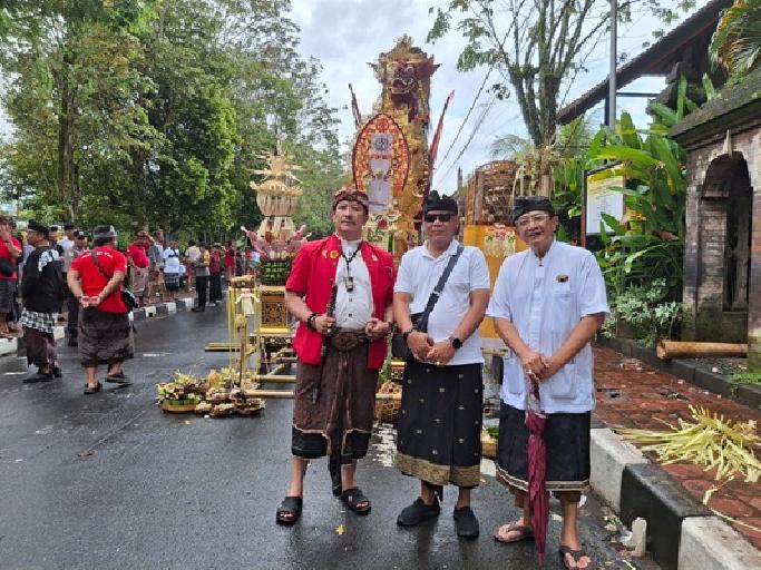 YKKB Berpartisipasi Dalam Karya Pelebon di Puri Karangasem