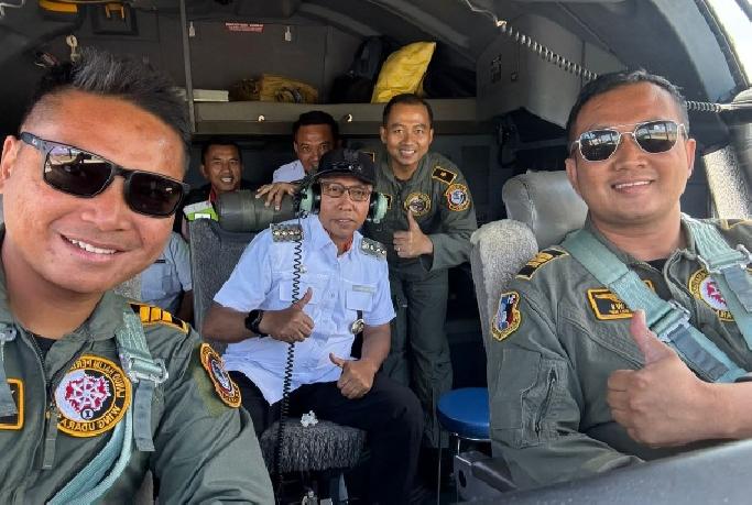 Bupati Taput Sambut Tim TNI AU di Bandara Silangit Jelang Semarak Dirgantara Nasional