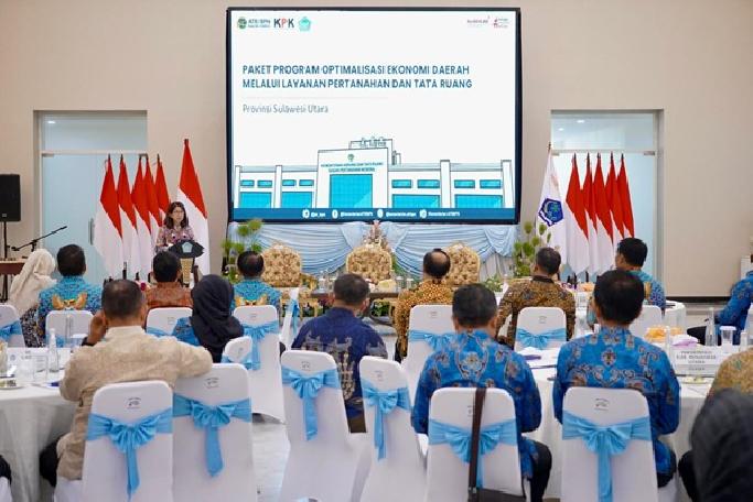 Kementerian ATR/BPN dan KPK Jadikan Sulut Percontohan Transformasi Layanan Pertanahan