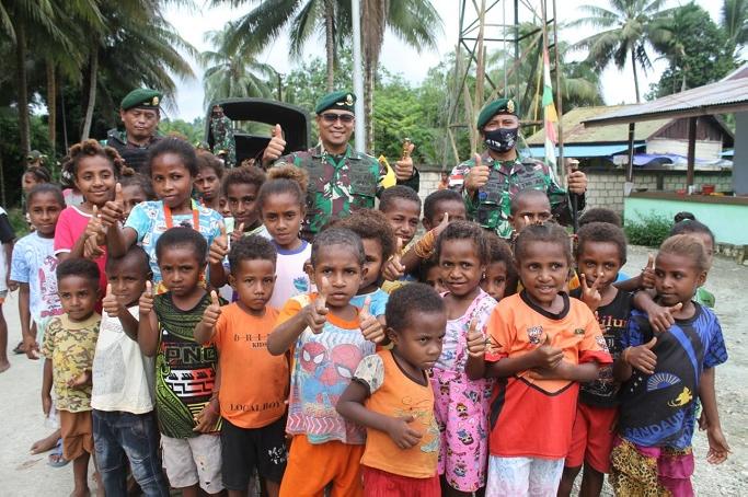 Kunjungan Danbrigif MR 6-TSB Ke Perbatasan RI-PNG 