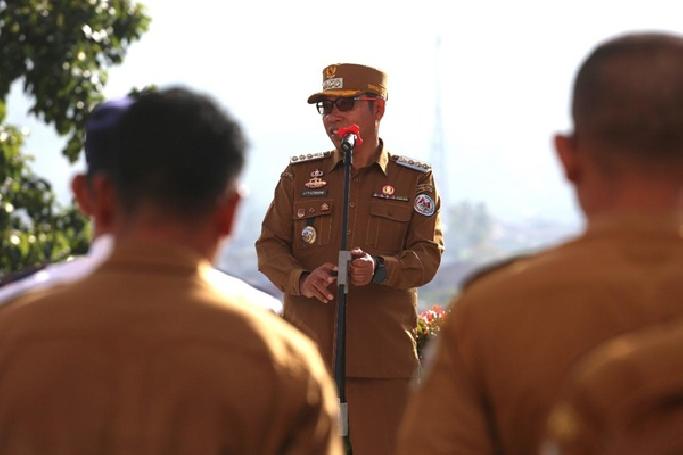 Bupati Taput Tekankan Inovasi dan Produktivitas ASN dalam Apel Gabungan