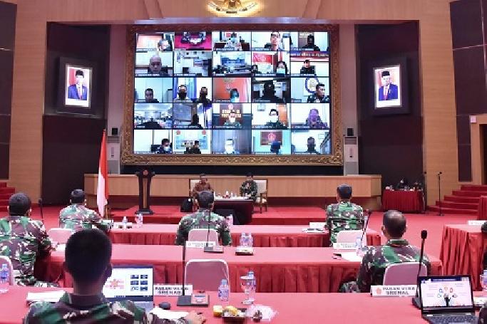 Rakor Reformasi dan Birokrasi TNI Tahun 2021 di Buka