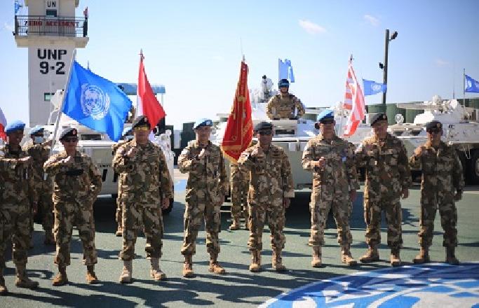 Wakil Komandan PMPP TNI Sambangi Area of Responsibility Indobatt di Lebanon