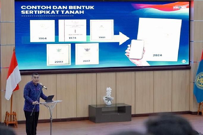 Wamen ATR/BPN: Digitalisasi Layanan Pertanahan Bukan Sekadar Alih Dokumen ke Format Digital