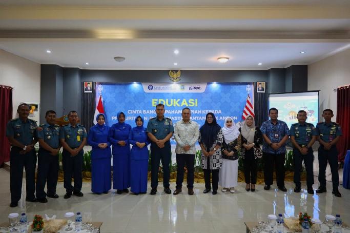 Lantamal IX dan Bank Indonesia Provinsi Maluku Sosialisasi Edukasi Cinta Bangga Paham Rupiah