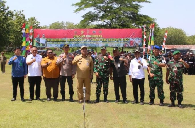 TMMD Blora Tahap IV: Kolaborasi TNI dan Pemda Wujudkan Pembangunan Desa Berkeadilan